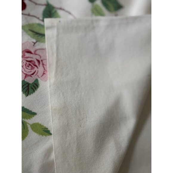 Vintage Duchess Rose Wilendur Vintage Tablecloth 54x66 Long Rectangle Cottage - Picture 7 of 14